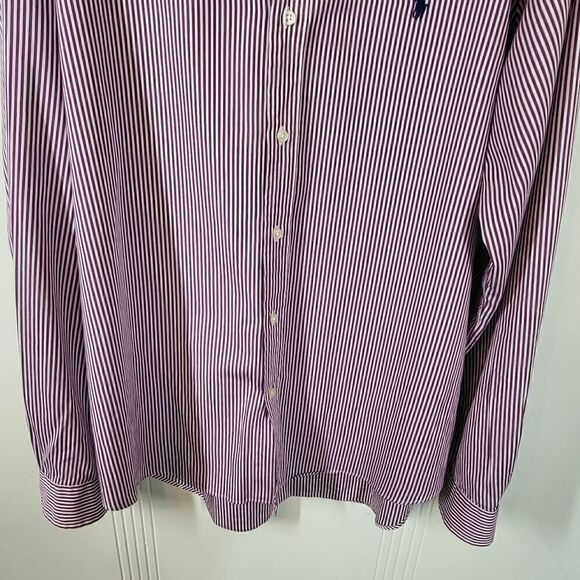 Ralph Lauren Men's (Purple -Burgundy) button down shirt. - Picture 5 of 7
